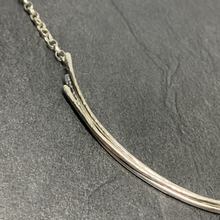 Load image into Gallery viewer, Twined silver necklet