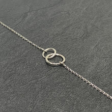 Load image into Gallery viewer, Silver friendship bracelet
