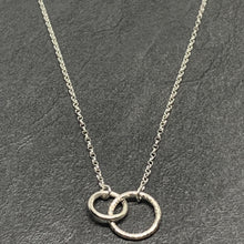 Load image into Gallery viewer, Silver friendship necklace