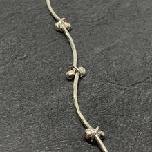 Load image into Gallery viewer, Hammered silver "bubble" bracelet