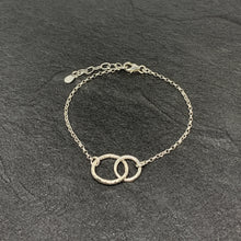 Load image into Gallery viewer, Silver friendship bracelet