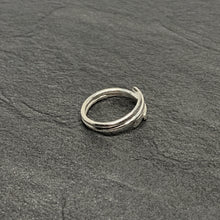 Load image into Gallery viewer, Twined silver ring
